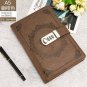 Elegant Business Office Retro Notebook Journals Vintage Locked Diaries Planner