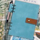 A5 Vintage Retro Leather Cover Journal Notebook Lined Paper Diary Planner