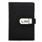 A6 PU Leather Cover Journal Notebook with Lock Lined Paper Diary Planner