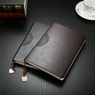 Black Faux Leather Cover Retro Journals Busiess Notebook Diaries A5 6.3"x4.5"