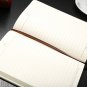 Black Faux Leather Cover Retro Journals Busiess Notebook Diaries A5 6.3"x4.5"