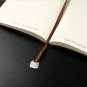 Black Faux Leather Cover Retro Journals Busiess Notebook Diaries A5 6.3"x4.5"