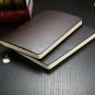 Black Faux Leather Cover Retro Journals Busiess Notebook Diaries A5 6.3"x4.5"