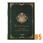 B5 BIG Retro Cover Notebook Journals Illustrated Page Diaries Blank Book Answer