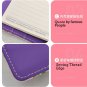 Little Flower PU Cover Notebook Code Lock Journals Personal Diaries Planner Book