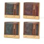 Premium Leather Cover Vintage Travel Journals Retro Three-Piece Notebook Pen