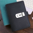 A6 Leather Cover Vintage Journal Notebook Lined Paper Diary Planner with Lock
