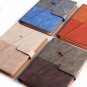 Contrast Color PU Cover Personal Notebook Magnet Button Blank Daries Journals A5