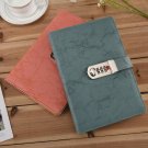 A5 Journals Office School Notebook With Lock Vintage Writing Book Diary Planner