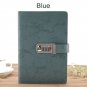 A5 Journals Office School Notebook With Lock Vintage Writing Book Diary Planner