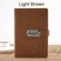 A5 Journals Office School Notebook With Lock Vintage Writing Book Diary Planner