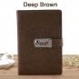 A5 Journals Office School Notebook With Lock Vintage Writing Book Diary Planner