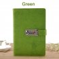 A5 Journals Office School Notebook With Lock Vintage Writing Book Diary Planner