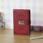 "The Secret Garden" Retro PU Cover Thicker Lock Journals Pass-code Notebook