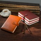 PU Leather Cover Vintage Journal Notebook Lined Paper Diary Planner with Buckle