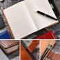 A5 PU Leather Cover Business Vintage Journal Notebook Lined Paper Diary Planner