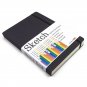 Black Kraft Paper Cover Sketchbook for Artist, No Line A5 Sketch Book on the go