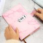 Faux Leather Marble - Look Journal Diary with Combination Lock for Boys or Girls