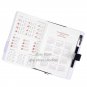 Fruit Theme Leather Diary Journal with Combination Password Lock Secret Notebook