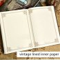 A5 Retro Writing Notebook Vintage Paper Hardcover Journal Lined Paper Diary Book