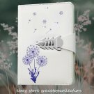 Dandelion Leather Journal Diary with Password Combination Lock A5 Paper Notebook
