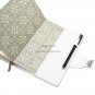 A5 Leather Journal Diary with Combination Password Lock Flower Notebook for Girl