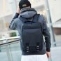 Mens College School Backpack 13 inch Laptop Canvas Shoulder Bag Bookbag Daypack