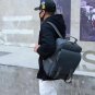 Mens College School Backpack 13 inch Laptop Canvas Shoulder Bag Bookbag Daypack