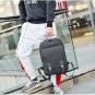 Mens College School Backpack 13 inch Laptop Canvas Shoulder Bag Bookbag Daypack