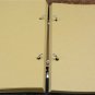 A5 Retro Journal with Lock and Key, Vintage Kraft Paper Leather Notebook, Gray