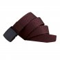 Mens Breathable Nylon Canvas Waist Belt Nickel Free Plastic Buckle Airport Pass