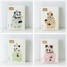 Pack of 4 Large B5 Size Notebook Panda Soft Cover Journal Diary 80 Lined Pages