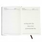 Medium A5 Brown Writing Journal Faux Nubuck Cover Notebook Diary 200 Lined Pages