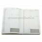 A5 Black Productive Time Planner Notebook to Do Journal for Student Teacher Work