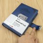 Blue Vintage Secret Journal Diary with Lock A5 Retro Leather Lined Page Notebook