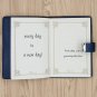 Blue Vintage Secret Journal Diary with Lock A5 Retro Leather Lined Page Notebook