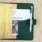 Retro Green Leather Diary Journal with Lock for Kids, A5 Vintage Hardcover Book