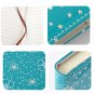Green Faux Leather Secret Diary Book, Starry Journal with Combination Lock, A5