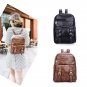 Vintage Womens Leather Backpack College School Shoulder Satchel Girls Travel Bag
