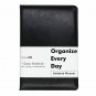 Organize Every Day Undated Planner A5 Classic Lined Paper Journal Leather Cover