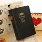 Black Leather Scketchbook for Drawing Hardcover 5.5 X 8.5 Bound Thick 416 Pages