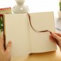 Black Leather Scketchbook for Drawing Hardcover 5.5 X 8.5 Bound Thick 416 Pages