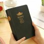Black Leather Scketchbook for Drawing Hardcover 5.5 X 8.5 Bound Thick 416 Pages