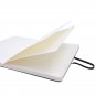 Blank Paper Journal Sketchbook for Drawing A5 Size Black Cover with Elastic Band