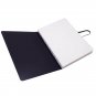 Blank Paper Journal Sketchbook for Drawing A5 Size Black Cover with Elastic Band