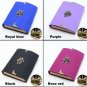 Royal Blue Cover Journal for Women Spiral Bound Diary with Unique Lock and Key