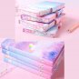 Girls Unicorn Hardcover Writing Journal Diary Magnet Closure 7" Travel Notebook