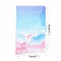 Girls Unicorn Hardcover Writing Journal Diary Magnet Closure 7" Travel Notebook