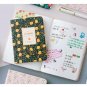 A5 Monthly Weekly Planner for Women Floral Leather Soft Cover Personal Journal