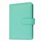 A5 Green Faux Leather 6 Rings Binder Notebook Travel Refillable Journal Diary